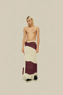 OAS - Burgundy Bone Beach Towel