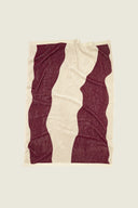 OAS - Burgundy Bone Beach Towel