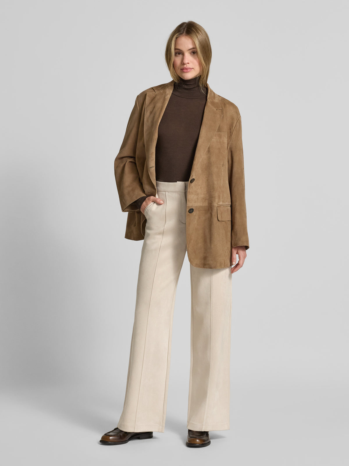 GUESS - Tailoring Scuba Sweat Pants Beige