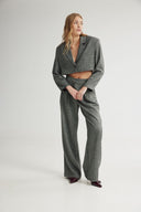4TAILORS - Christopher Cropped Blazer Grey