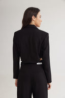 4TAILORS - Tia Cropped Blazer Black