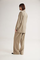4TAILORS - Ember Oversized Blazer Beige