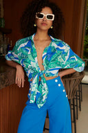 PAOLITA - Lido Blue Nautical Trousers