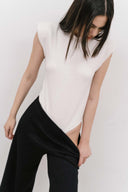 4TAILORS - The Jalapeno Sleevless Bodysuit White