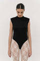 4TAILORS - The Jalapeno Sleevless Bodysuit Black