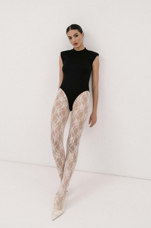 4TAILORS - The Jalapeno Sleevless Bodysuit Black
