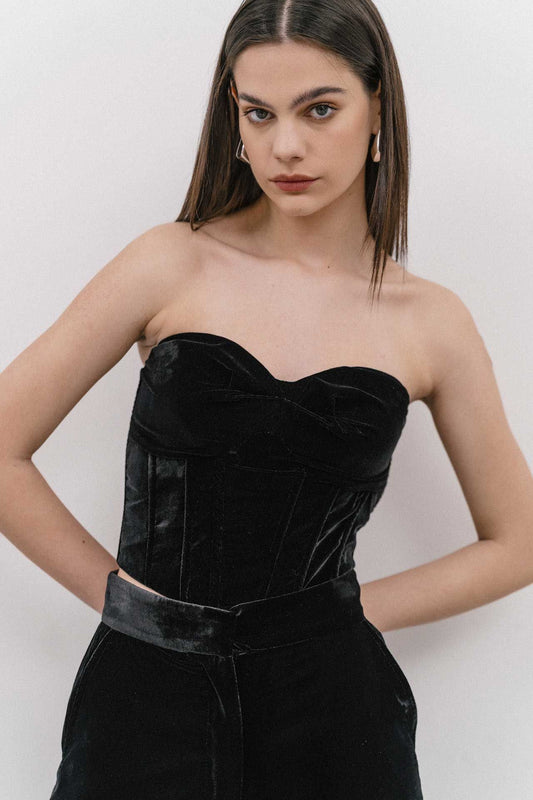 4TAILORS - The Spicy Bustier Black