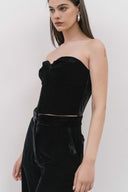 4TAILORS - The Spicy Bustier Black