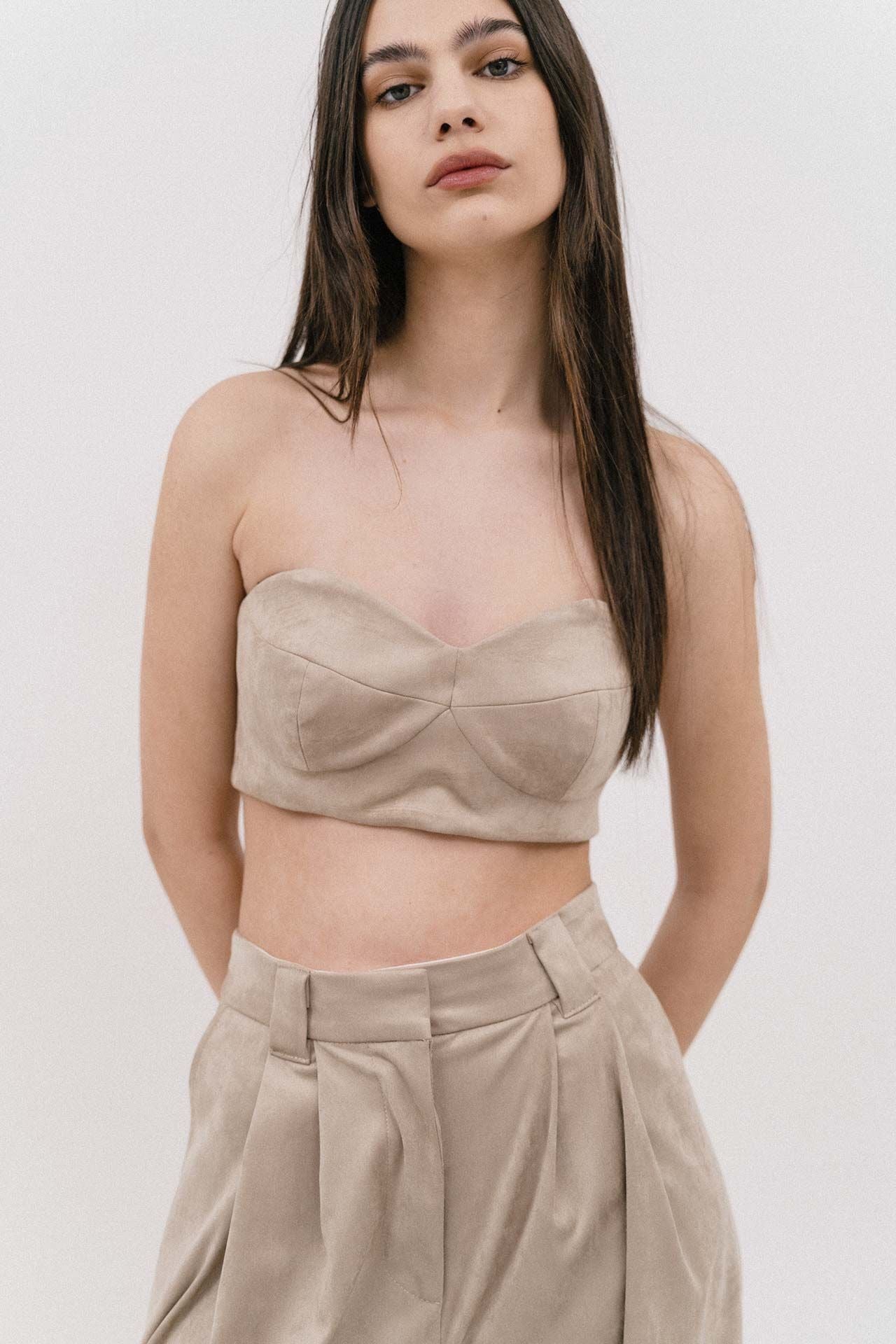 4TAILORS - The Chili Bustier Beige