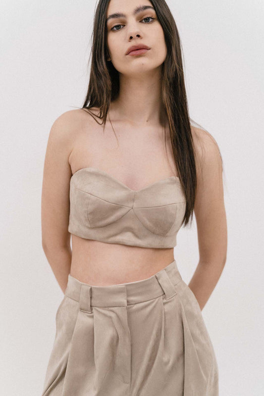 4TAILORS - The Chili Bustier Beige