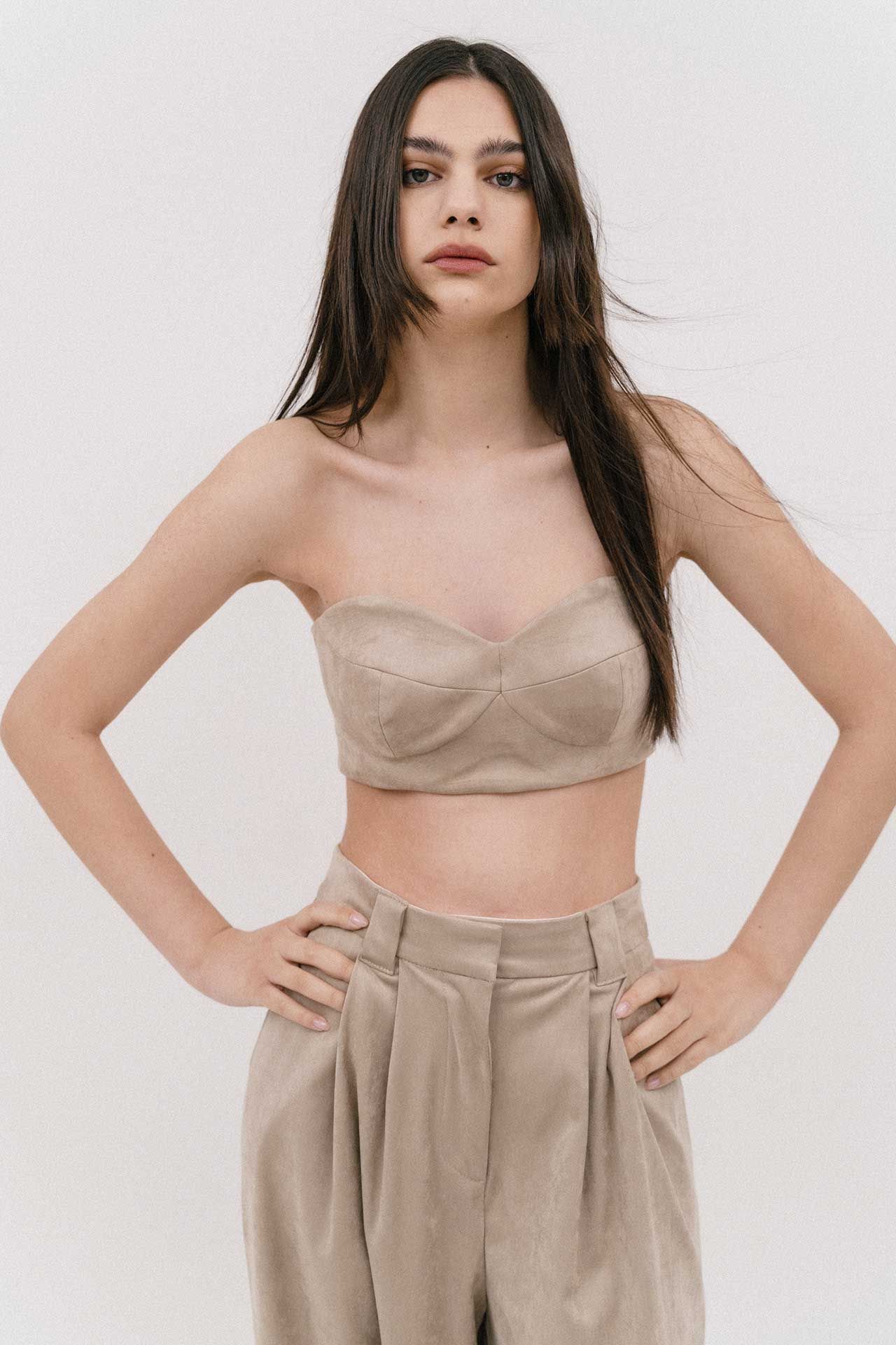 4TAILORS - The Chili Bustier Beige