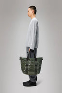 RAINS - Puffer Mix Tote Bag Mini Swamp
