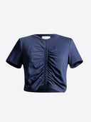 4TAILORS - Connect me Crop Top Navy