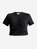 4TAILORS - Connect me Crop Top Black