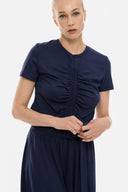 4TAILORS - Connect me Crop Top Navy