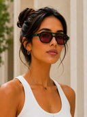 CUBITTS - Earlsferry Sunglasses Emerald Wine Solid