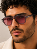 CUBITTS - Belvedere Sunglasses Smoke Wine Solid
