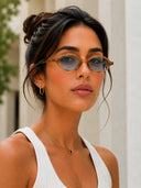 CUBITTS - Laystall Sunglasses Caramel Blue