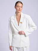 PROJECT SOMA - Cevennes Off White Blazer