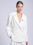 PROJECT SOMA - Cevennes Off White Blazer