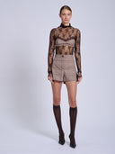 PROJECT SOMA - Bresse Brown Bodysuit