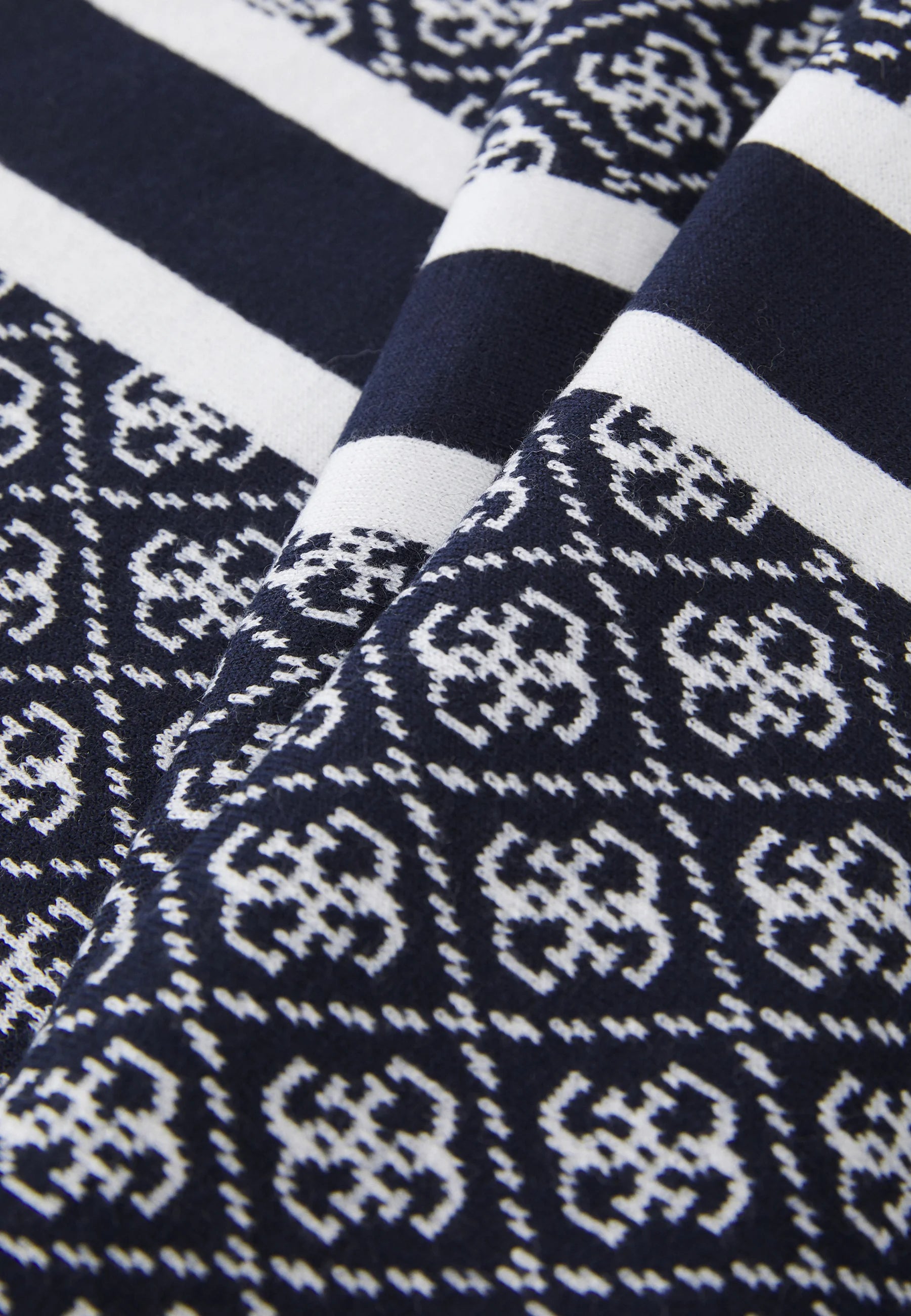 GUESS - Sevyn 4G Logo Scarf Blue Cream