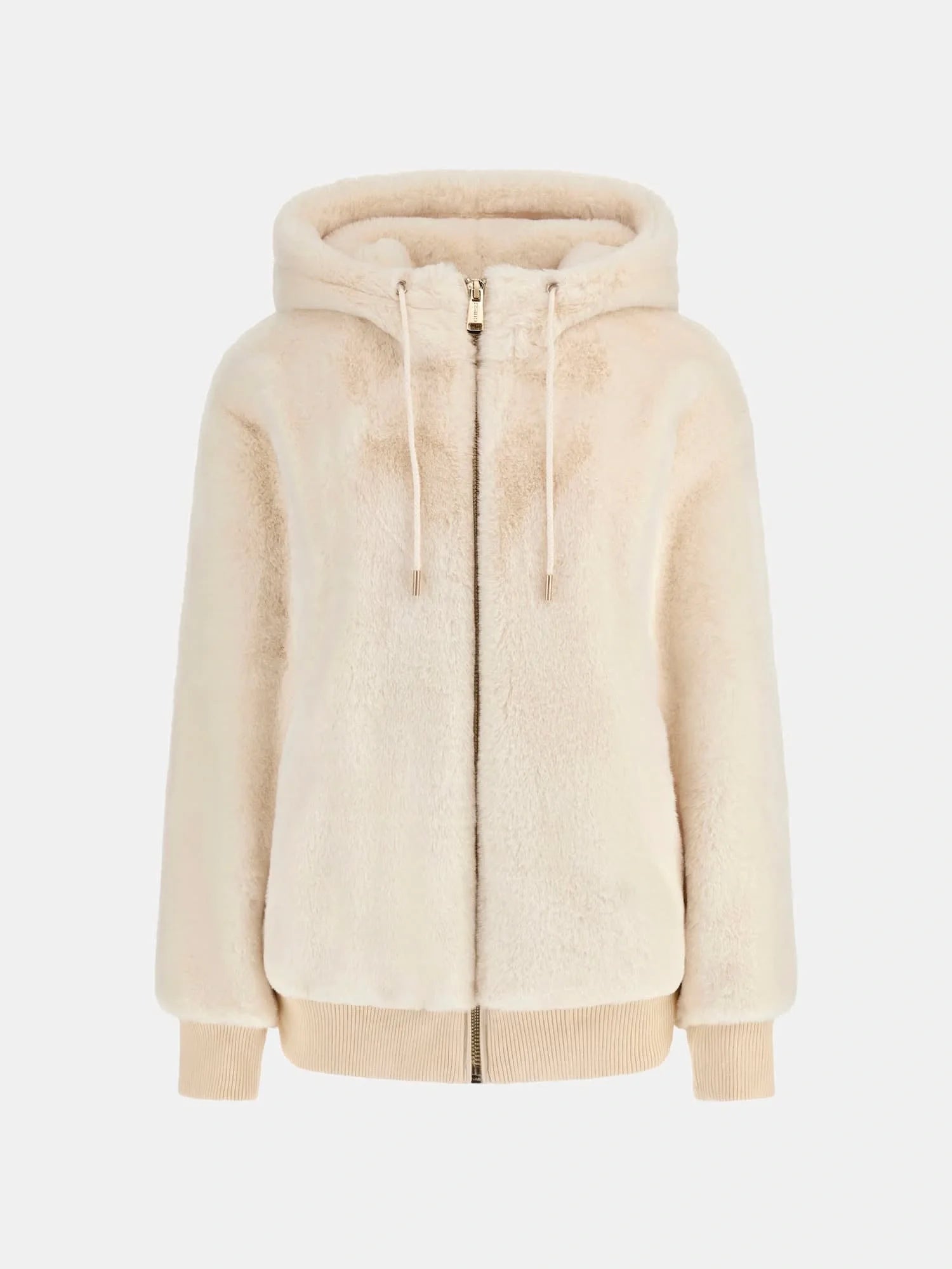 GUESS - Lucrezia Faux Fur Logo Jacket