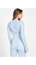 GUESS - 4G Logo Crop Top Arctic Sky