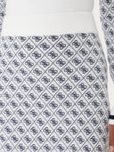 GUESS - Aubrey 4G Skirt Sweater Cream Blue
