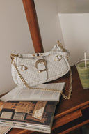 Individual Art Leather - "Kiss of life" Off White Gold