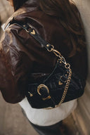 Individual Art Leather - "Kiss of life" Black Gold