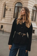 Individual Art Leather - "Closer" belt Black Gold
