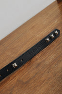 Individual Art Leather - "Electric Feel" belt Black Nickel