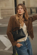 Individual Art Leather - "Here with me" Black Gold