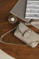 Individual Art Leather - "Lovesong" Stone Beige Gold