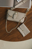 Individual Art Leather - "Lovesong" Stone Beige Gold