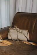 Individual Art Leather - "Mexican Moon" Stone Beige Gold