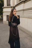 Individual Art Leather - "Rosemary" Dark Plum Nickel