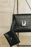 Individual Art Leather - "Wings" Black Nickel