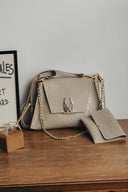 Individual Art Leather - "Wings" Stone Beige Gold