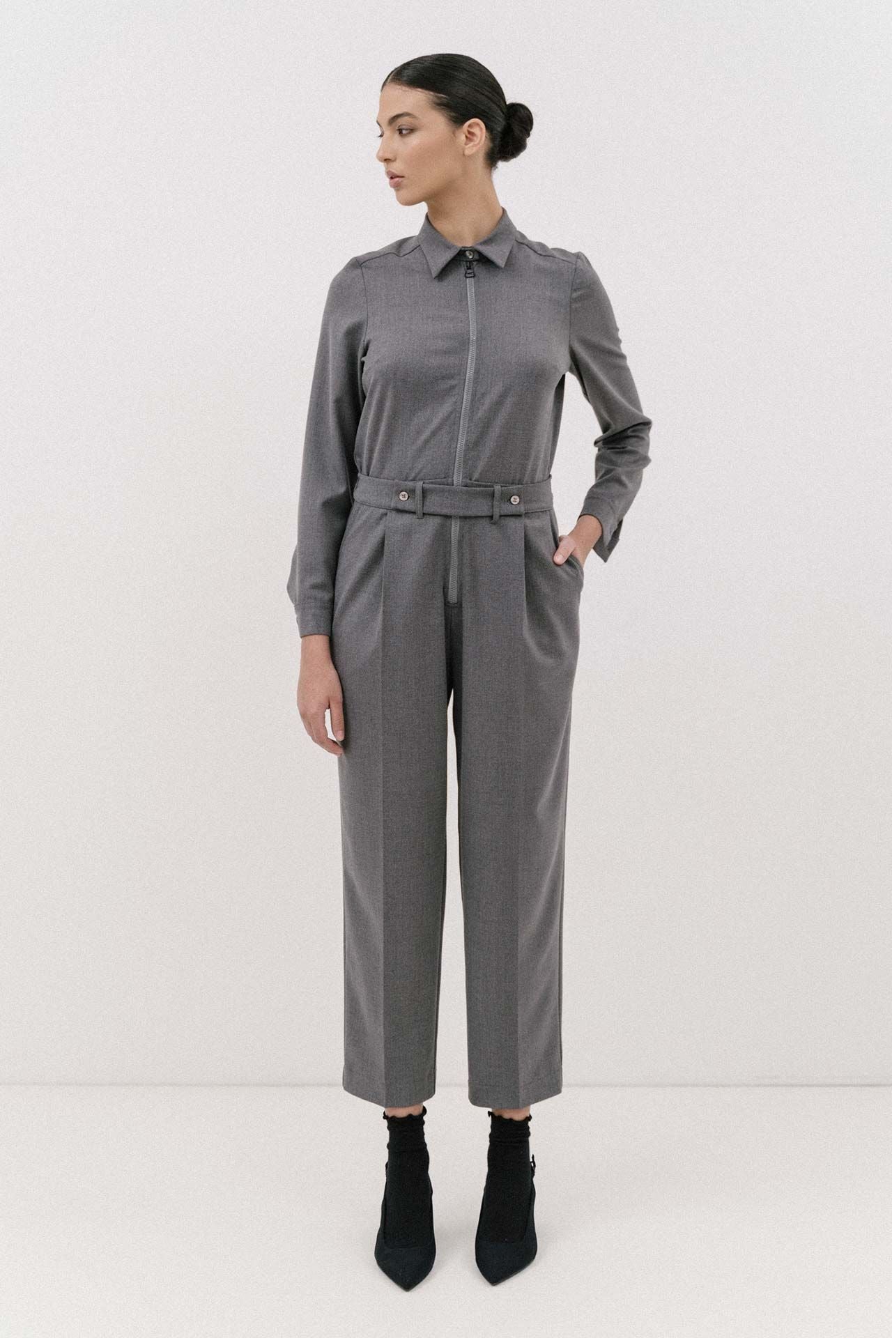 4TAILORS - The Hot Sauce Jumpsuit Grey