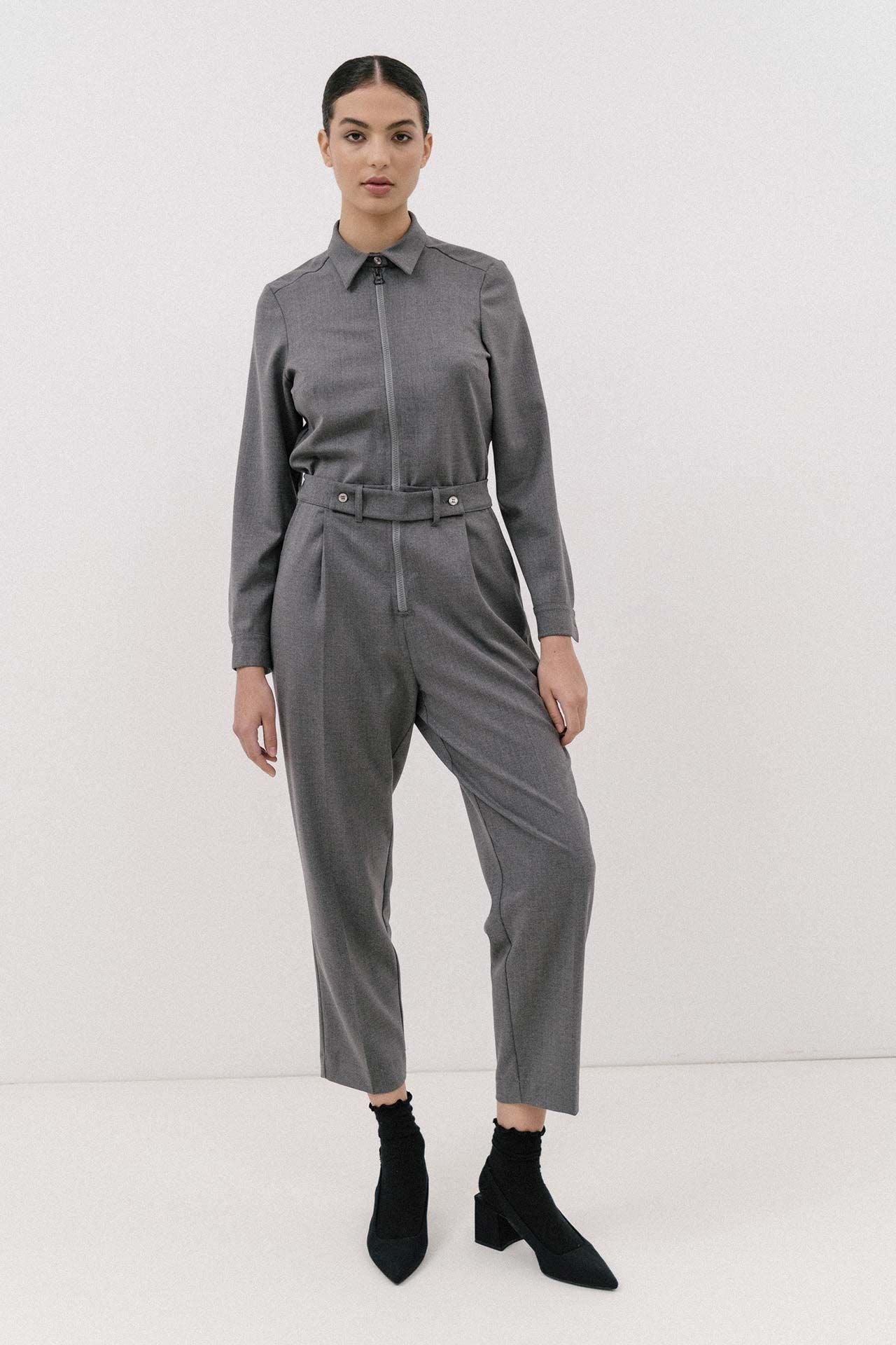 4TAILORS - The Hot Sauce Jumpsuit Grey