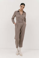 4TAILORS - The Hot Sauce Jumpsuit Beige