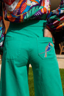 PAOLITA - Lido Green Nautical Trousers