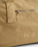 MANEBI - Canvas Weekend Bag La Havana Cuero