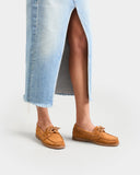 MANEBI - Suede Boat Shoes Hamptons Cuero