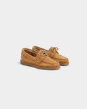 MANEBI - Suede Boat Shoes Hamptons Cuero