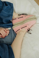 MANEBI - Suede Boat Shoes Espadrilles Rose