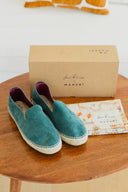 MANEBI - Men Flat Espadrilles Mediterranean Moss