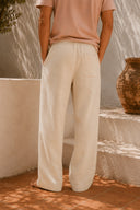 OAS - Nino Linen Pants Beige